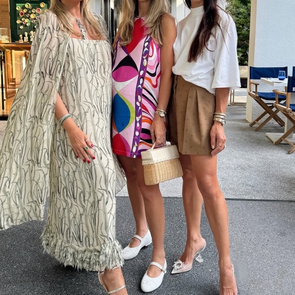 PUCCI PESCI AND MARMO-PRINT DRESS - Picture 4 of 8